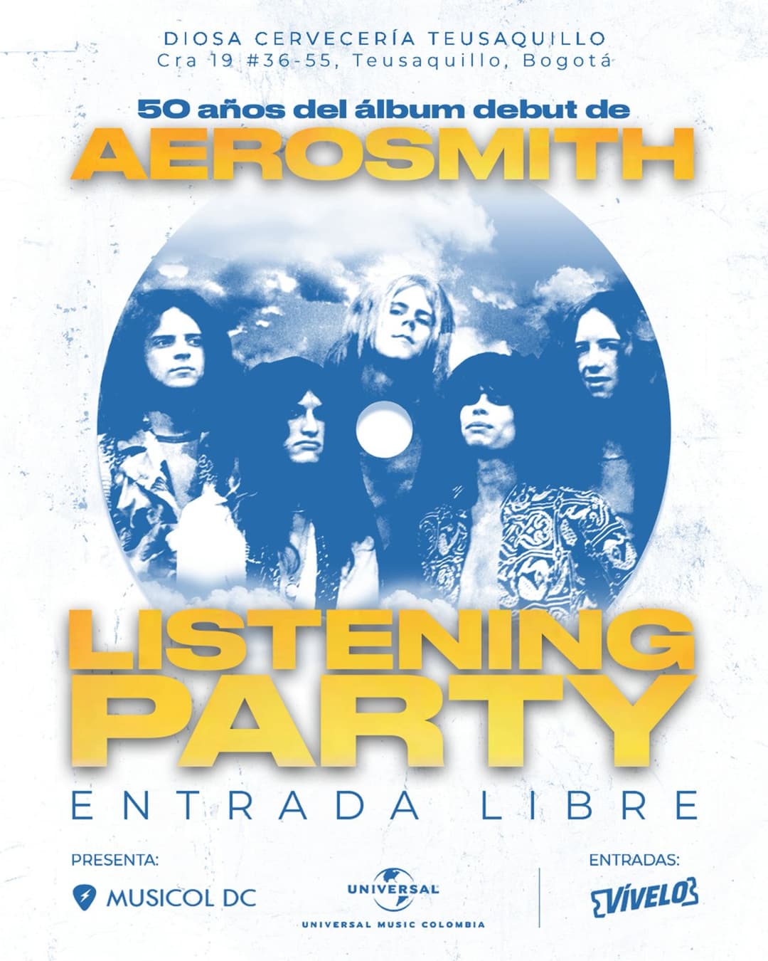 50 años del álbum debut de Aerosmith: Listening party